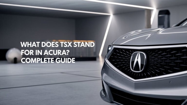 What Does Tsx Stand For Acura