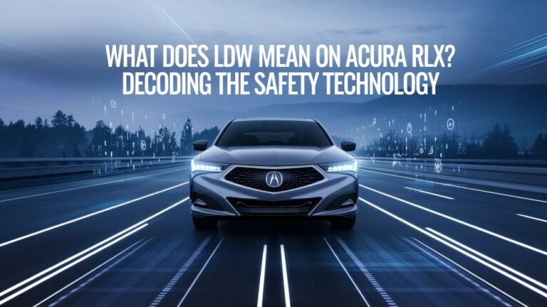 What Is Ldw Means On Acura Rlx