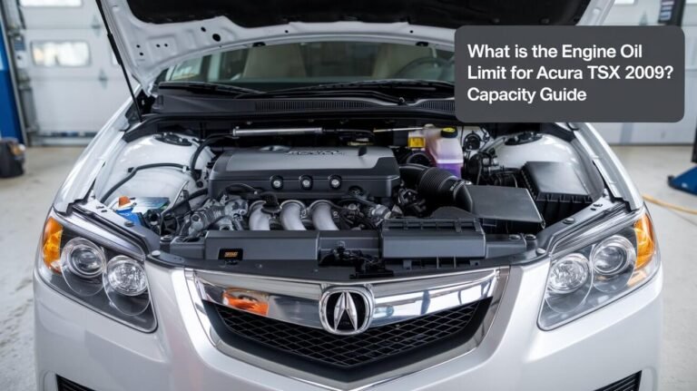 What Is The Engine Oil Limit For Acura Tsx 2009