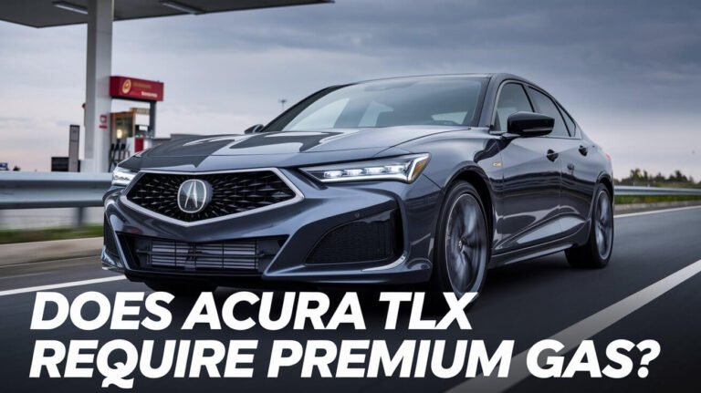 does acura tlx require premium gas