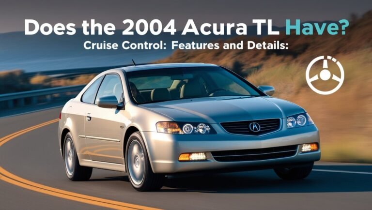 Does The 2004 Acura Tl Have Cruise Control