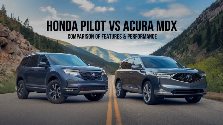 Honda Pilot Vs Acura Mdx