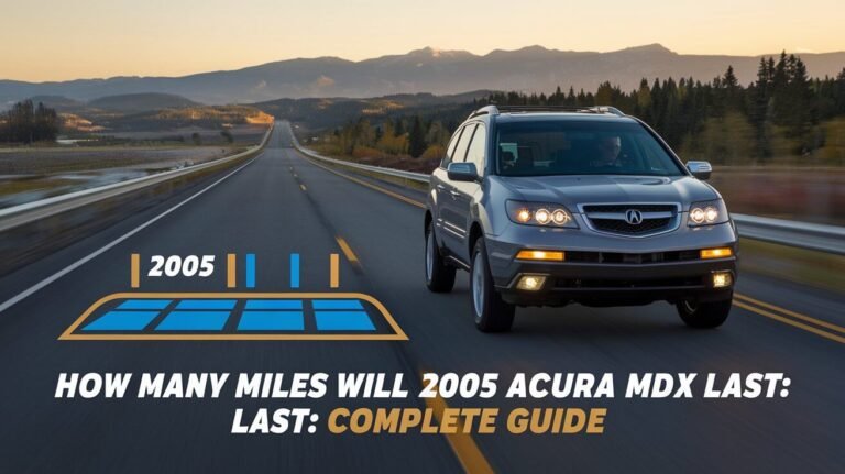 How Many Miles Will 2005 Acura Mdx Last