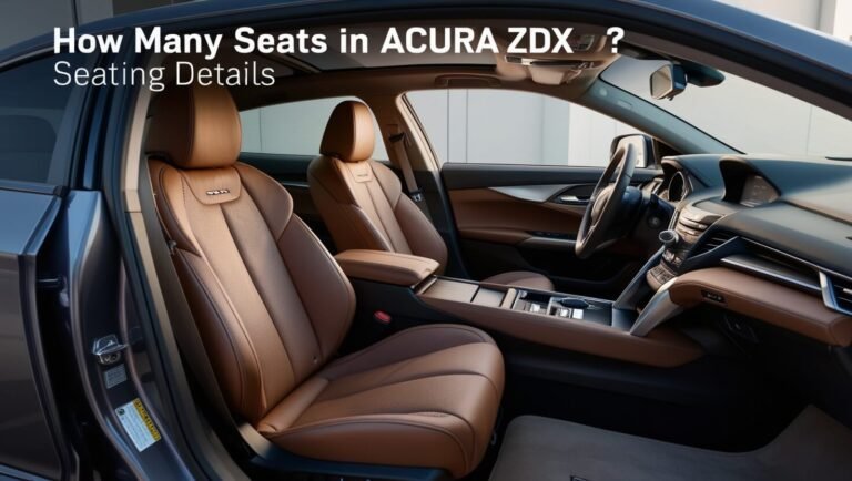 How Many Seats In Acura Zdx