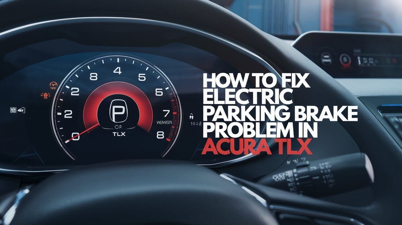 How To Fix Electric Parking Brake Problem Acura Tlx