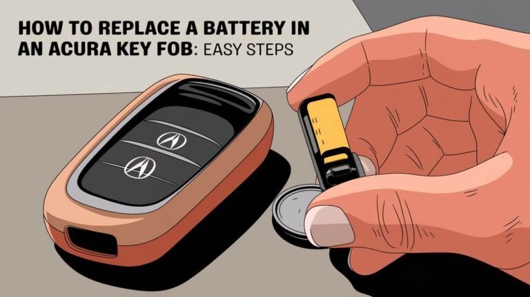 How To Replace A Battery In An Acura Key Fob