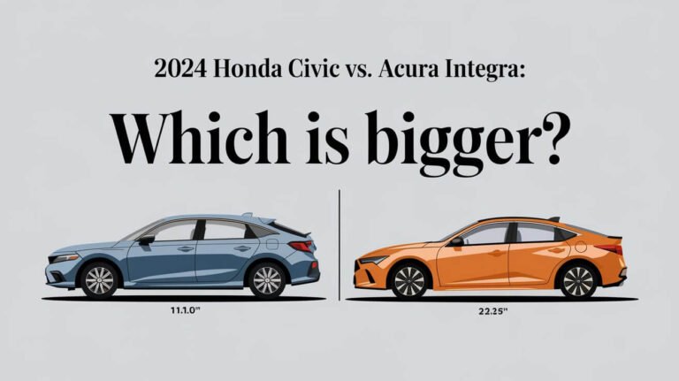 Is The Honda Civic Larger Than The 2024 Acura Integra