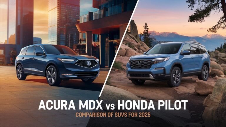 Acura Mdx Vs Honda Pilot