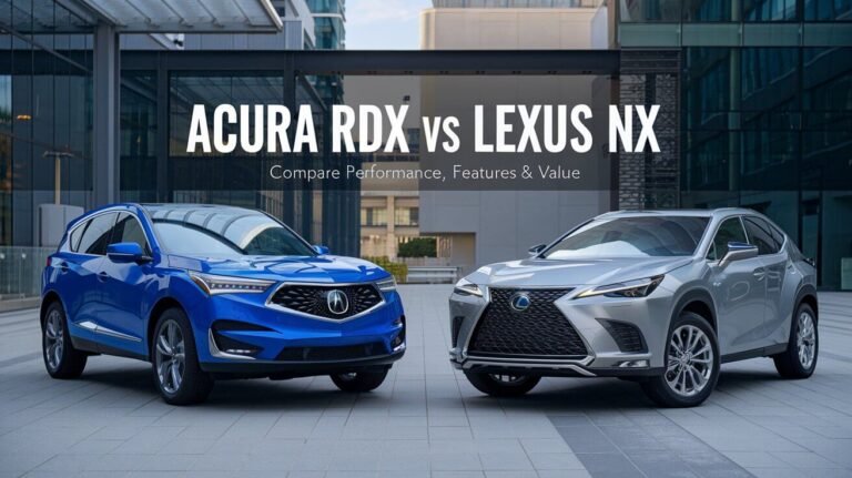 Acura Rdx Vs Lexus Nx