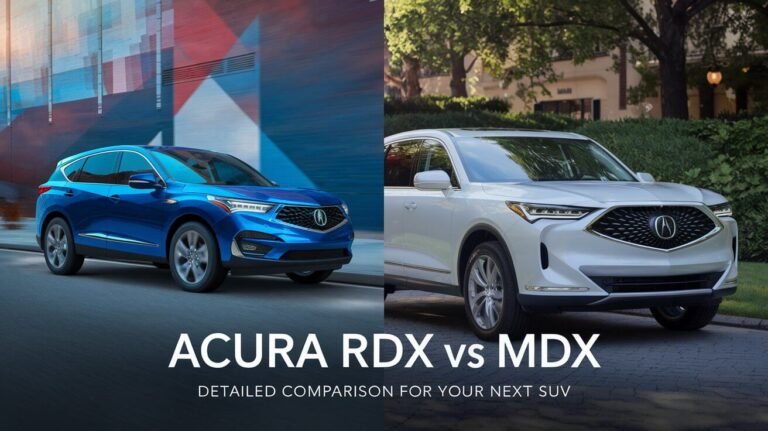 Acura Rdx Vs Mdx