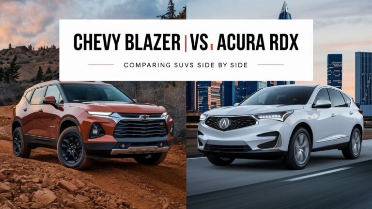 Chevy Blazer Vs Acura Rdx