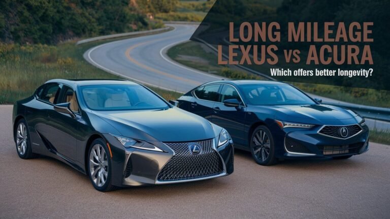 Long Mielage Lexus Vs Acura