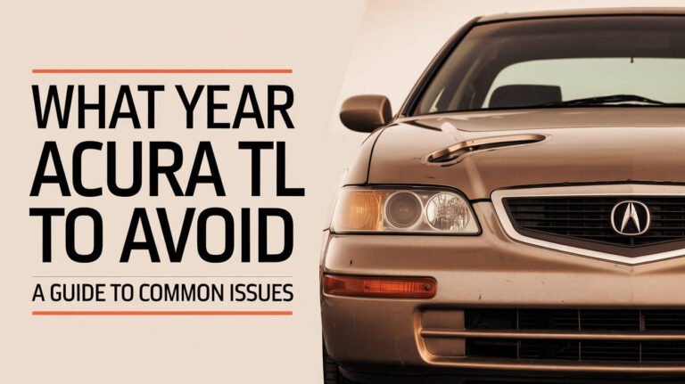 What Year Acura Tl To Avoid